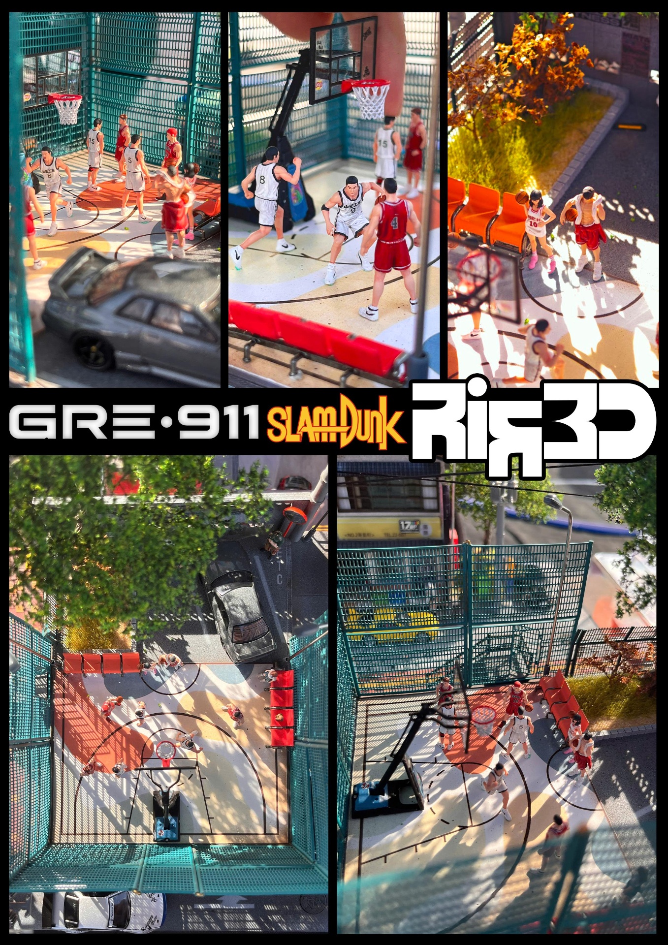 Diorama Slam Dunk ban ngày với chi tiết chân thực